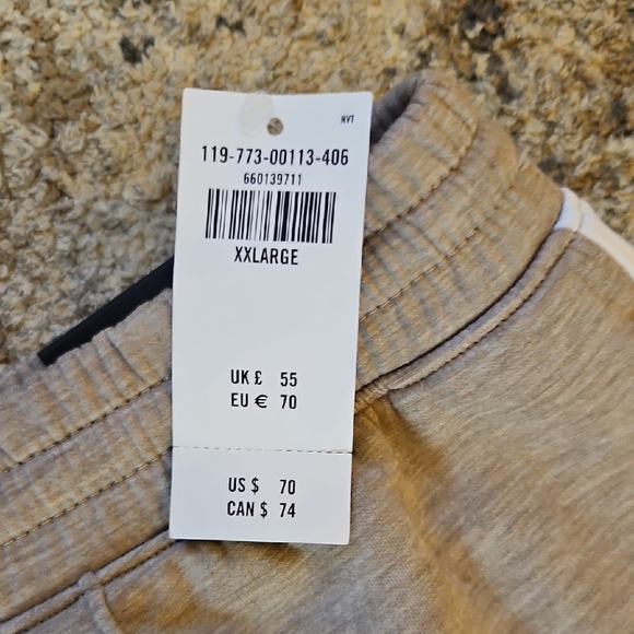 Abercrombie & Fitch Tan and White Wide-Leg Pants - Picture 2 of 5